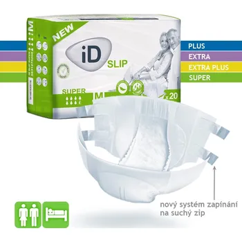 Jednorázový oděv ID Slip - základní řada Velikost: L, Savost: Plus