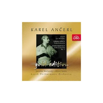 Česká hudba Česká filharmonie, Karel Ančerl – Ančerl Gold Edition 42. Liszt: Preludia - Bárta: Koncert pro violu - Šostakovič: Koncert pro violoncello CD - DOPRAVA ZDARMA od 2 000 Kč