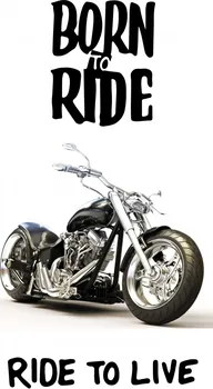 Jerry Fabrics Motorbike 70 x 140 cm