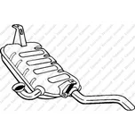 zadní díl výfuku renalut laguna 2,8200256279,bosal 200-809