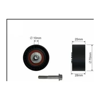 Rozvod motoru vodící kladka plochého řemene citron,peugeot,5751.76,FPARTS