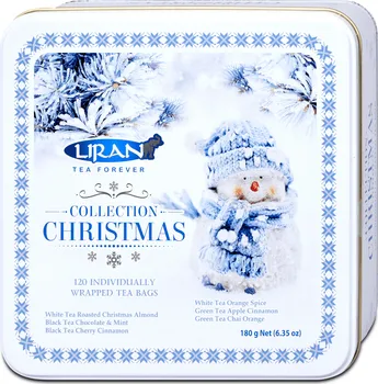 čaj Liran Vánoční kolekce sněhulák 120 x 1,5 g
