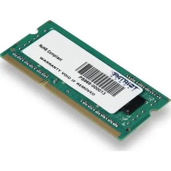 Operační paměť PATRIOT Patriot/SO-DIMM DDR3/4GB/1600MHz/CL11/1x4GB PSD34G160081S