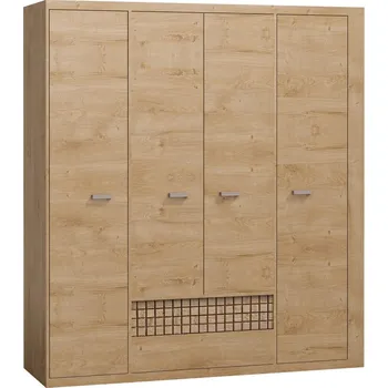 Šatní skříň Šatní skříň NATURAL N3 dub ribbeck/kostka