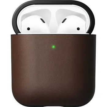 Příslušenství pro sluchátka Nomad Leather Case pouzdro pro AirPods hnědé