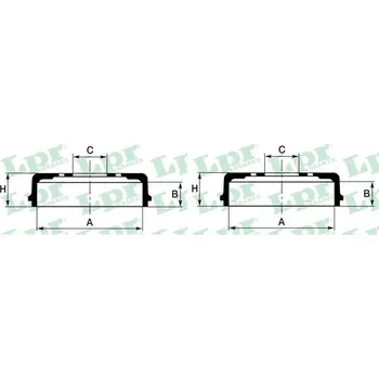 Brzdový buben zadní brzdový buben,SADA 2KS, peugeot 806,expert,citroen evasion,jumpy,SAMKO-KOPIE