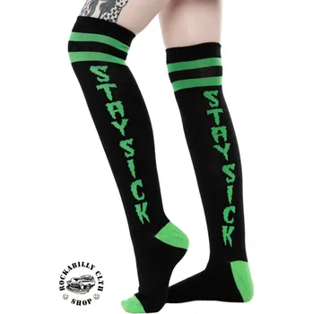 Nadkolenky Sourpuss Clothing Stay Sick Knee Socks