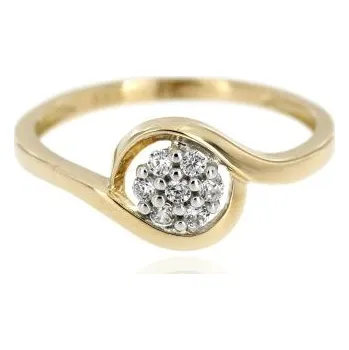 Prsten Zlatnictví U Kostela Zlatý dámský prsten se zirkony 333 52 1951-18006191
