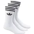 Pánské ponožky Adidas Crew Socks 3-pack S21489 White/Black