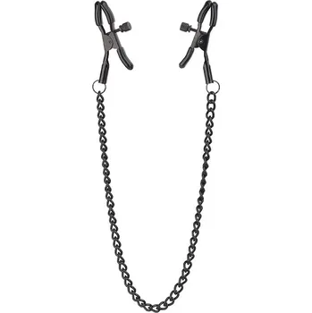 Skřipce na bradavky Dream Toys BLAZE DELUXE NIPPLE CLAMPS černé - s kupónem KUP15 cena 229 Kč + extra diskrétní expedice