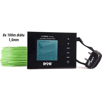 Obojek pro psa Dogtrace D-fence kompletní sada na 800m - se záložním zdrojem