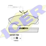 PŘEDNÍ BRZDOVÉ DESTIČKY PUEGEOT,ICER 181107700