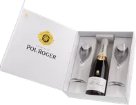 Pol Roger Brut Réserve 0,75 l + 2 sklenice