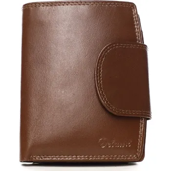 Peněženka Menší dámská kožená peněženka Laura koňaková