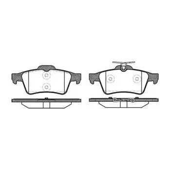 Brzdová destička zadní brzdové destičky citroen,peugeot,renault,remsa 084220