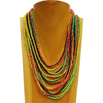 Náhrdelník Masivní náhrdelník s ebenovým zapínáním rasta