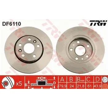 Brzdový kotouč přední brzdový kotouč renult,8201464604,trwdf6110