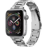 Spigen Kovový řemínek pro Apple Watch 38mm / 40mm / 41mm / 42mm - Spigen, Modern Fit Silver