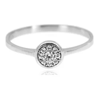 Prsten Zlatnictví U Kostela Zlatý dámský prsten s bílými zirkony 324 60 1942-18003937