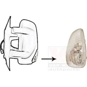 Směrový světlomet 261650223R blikač renault master,levý do zrcátka