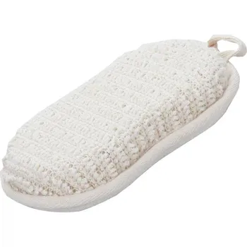 Spa beauty Masážní mycí houba abrazivní, tvarovaný vyšší ovál 15,5x9,5x3cm