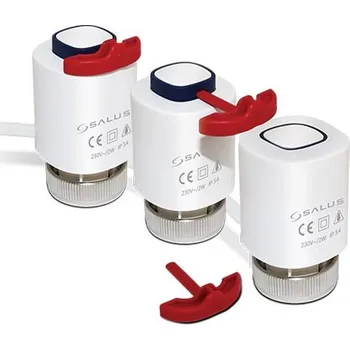 Termoelektrický pohon SALUS T28NC, napájení 230V, pro závit M28x1,5, bez napětí uzavřený T28NC230V