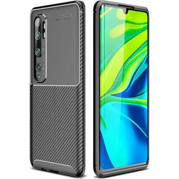 Pouzdro na mobilní telefon Pouzdro TVC Carbon pro Xiaomi Mi Note 10 Barva: Černá