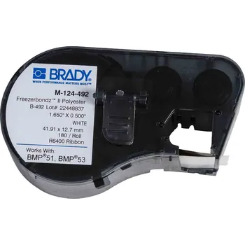 Pásek do tiskárny Brady M-124-492 / 134100, FreezerBondz labels for the Printer, 41.91 mm x 12.70 mm