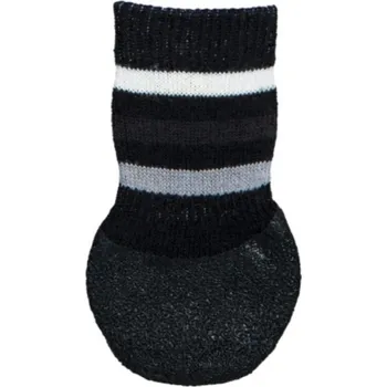 Trixie Protiskluzové ponožky černé, L-XL