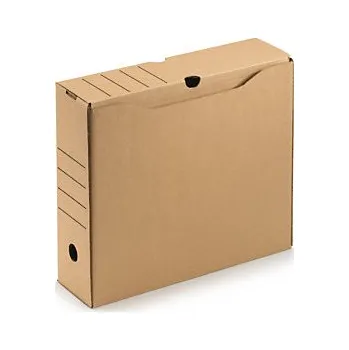 Úložný box Hnědé úložné boxy 340x100x297mm - Balení po 20 ks