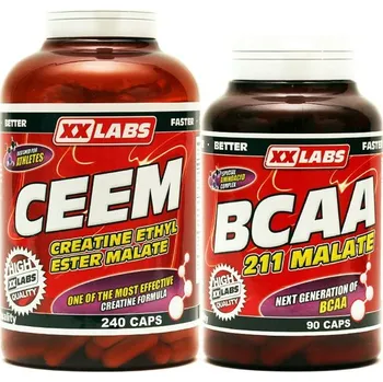 Aminokyselina Xxlabs CEEM cps.240 + 211 BCAA MALATE cps.90 ZDARMA