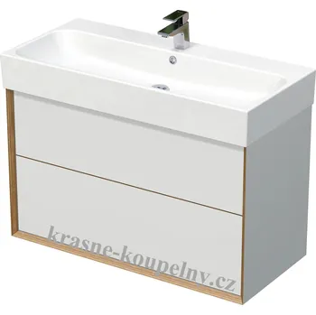 Koupelnový nábytek INTEDOOR Oxo Multi skříňka s umyvadlem, 2zásuvky, OXO MULTI 100 2Z Povrch: 2206 AP FANGO MAT + doprava zdarma + při platbě převodem sleva