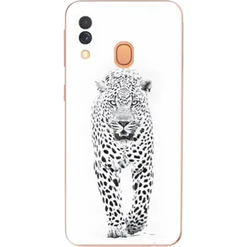 Pouzdro na mobilní telefon Odolné silikonové pouzdro iSaprio - White Jaguar - Samsung Galaxy A40