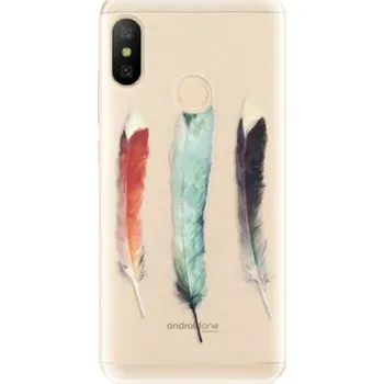 Pouzdro na mobilní telefon Odolné silikonové pouzdro iSaprio - Three Feathers - Xiaomi Mi A2 Lite