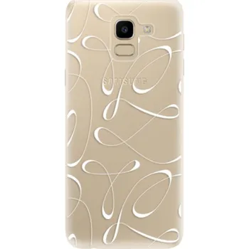 Pouzdro na mobilní telefon Odolné silikonové pouzdro iSaprio - Fancy - white - Samsung Galaxy J6