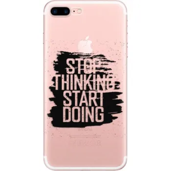 Pouzdro na mobilní telefon Odolné silikonové pouzdro iSaprio - Start Doing - black - iPhone 7 Plus