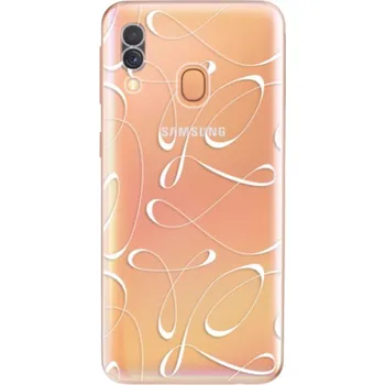 Pouzdro na mobilní telefon Odolné silikonové pouzdro iSaprio - Fancy - white - Samsung Galaxy A40