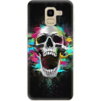 Pouzdro na mobilní telefon Odolné silikonové pouzdro iSaprio - Skull in Colors - Samsung Galaxy J6