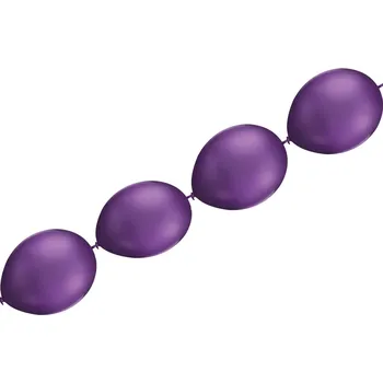 Balónek Balónky řetězové purple 9905675