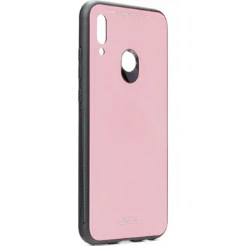 Pouzdro na mobilní telefon Beweare Skleněný kryt na iPhone 11 Pro Max - růžový