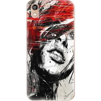 Telefonní příslušenství Odolné silikonové pouzdro iSaprio - Sketch Face - Huawei Honor 8S