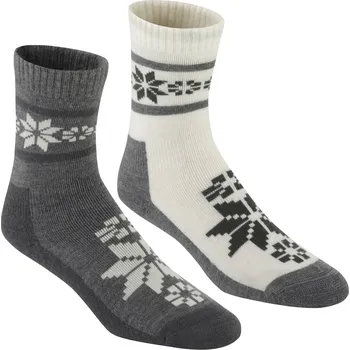 Dámské ponožky Kari Traa Rusa Wool Sock 2-pack Dusty 36-38