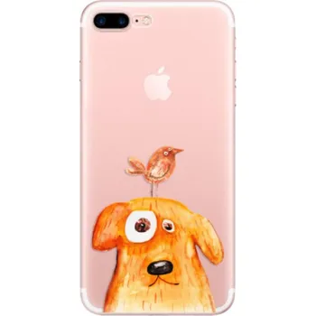 Pouzdro na mobilní telefon Odolné silikonové pouzdro iSaprio - Dog And Bird - iPhone 7 Plus
