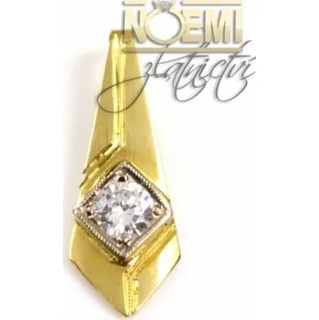 Přívěsek Dámský zlatý přívěšek se zirkonem + Dárek zdarma