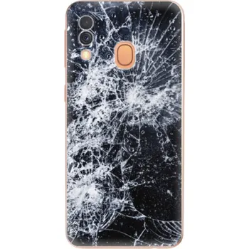 Pouzdro na mobilní telefon Odolné silikonové pouzdro iSaprio - Cracked - Samsung Galaxy A40