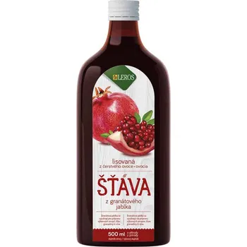 Sirup Leros šťáva z granátového jablka 500 ml