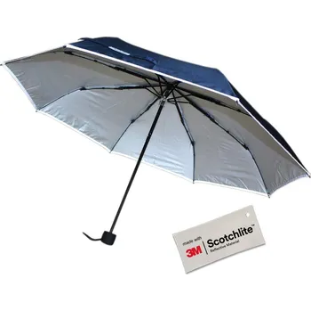 Deštník Reflexní 3M scotchlite deštník - MODRÝ