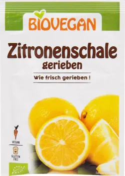 Koření Biovegan Citronová kůra strouhaná Bio 9 g