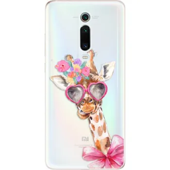 Pouzdro na mobilní telefon Odolné silikonové pouzdro iSaprio - Lady Giraffe - Xiaomi Mi 9T Pro