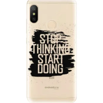 Pouzdro na mobilní telefon Odolné silikonové pouzdro iSaprio - Start Doing - black - Xiaomi Mi A2 Lite